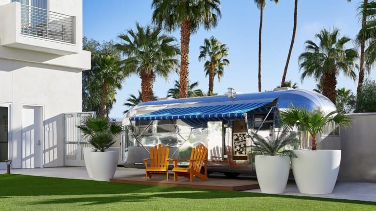 Go retro in a dog-friendly airstream trailer