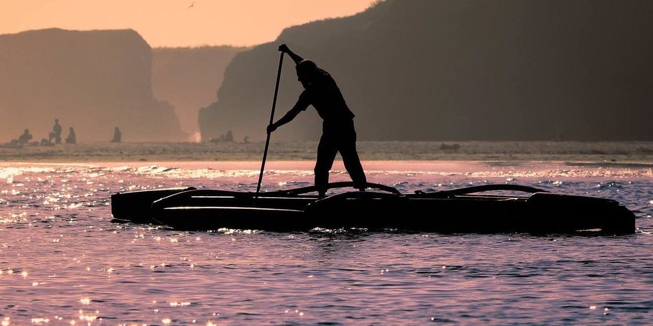 Catch A Canoe at sunset