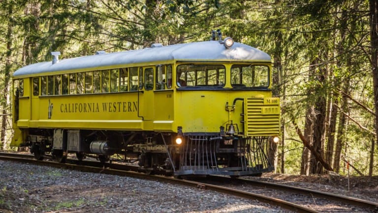 Skunk Train Willits Depot