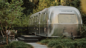 A vibrant dog park bathed in sunlight features abundant greenery with mature trees, offering ample shade for leisurely outdoor activities. In the distance is a well-equipped playground that presents an additional activity area. An inviting picnic table spreads out nearby, ideal for enjoying meals al fresco or taking relaxing breaks from play. A neatly-placed trash bin aids in maintaining the park's cleanliness for everyone's enjoyment. Dominating the scene is a generously wide dirt path gracefully curving through the expanse of grass, promising exploratory walks and lively fetch games.