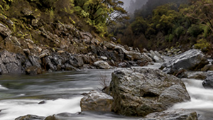 rocks and water at Auburn State Recreation Area.