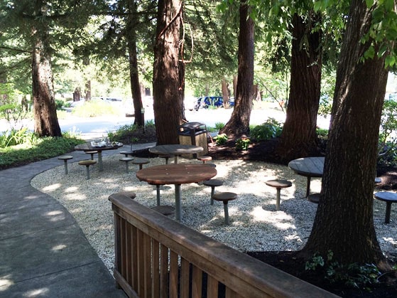 Korbel Deli picnic area