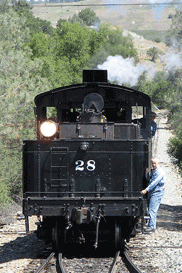 Train engine in Tuoluomne