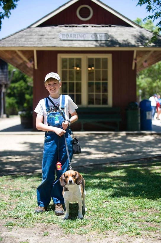 Roaring Camp Railroads with pup!