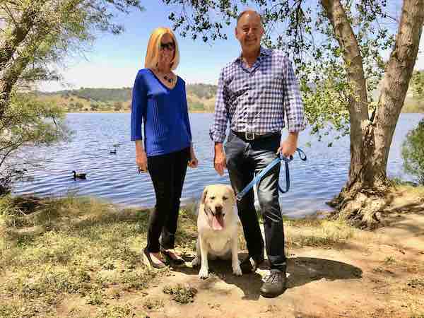 Dave, Roxanne and Maya at Vacaville park