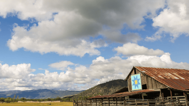 Quilt from the Lake County Quilt Trail.