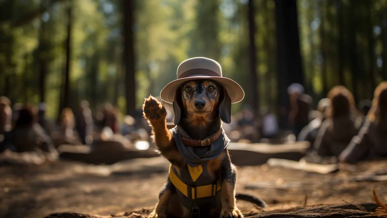 Leave Only Paw Prints® when visiting Yosemite National Park.
